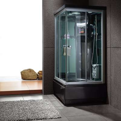 Cheap Price Bathroom Automatic Discharge Sewage Function  Complete Set Tempered Enclosed Steam Bath Shower Rooms