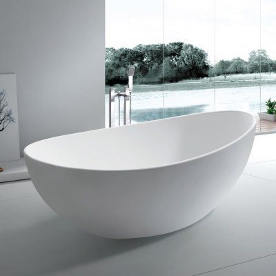 SM-8633A Small size resin poly stone bathtubs & whirlpools