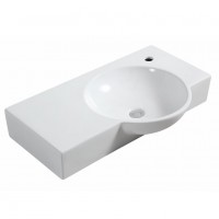 454 Big size factory direct supply wall hung wash basin sink